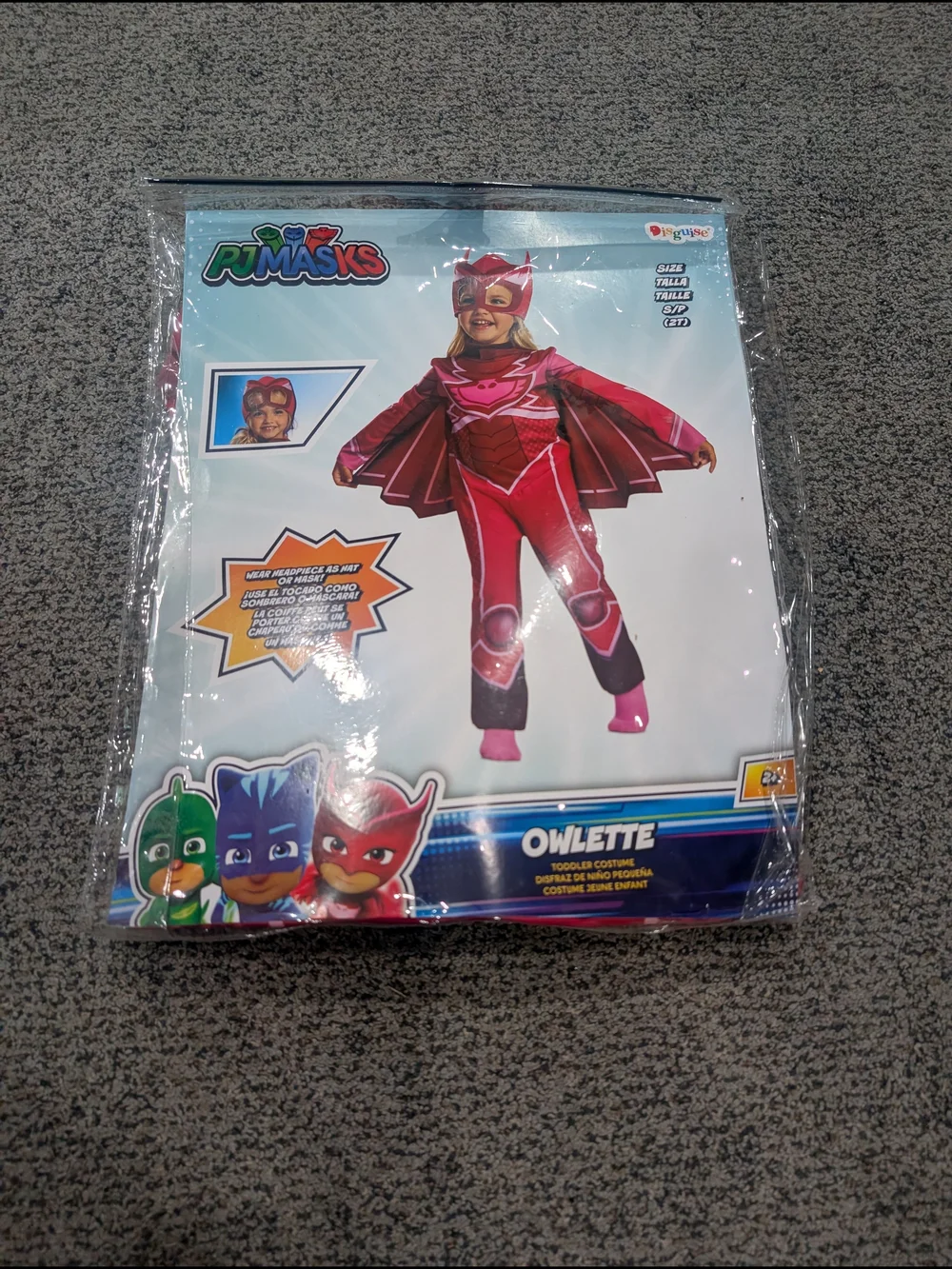 Disguise Owlette Kids Costume - Red and Pink Accents
